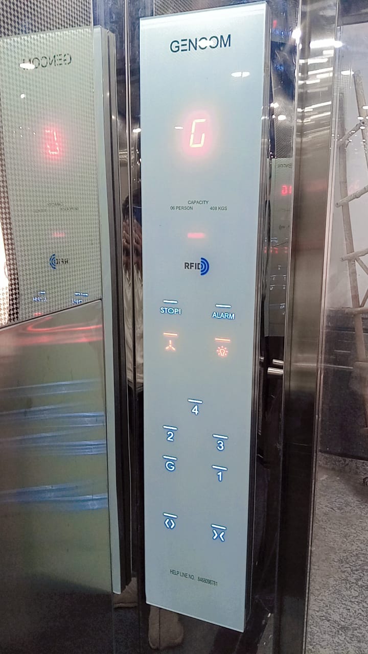 RFID enabled Gencome lift panel